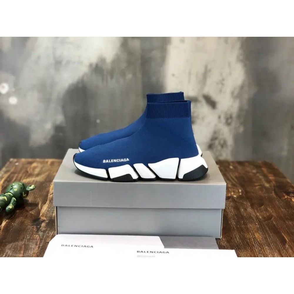 Balenciaga Reps Speed Trainer 2.0 “Blue White Sneaker”