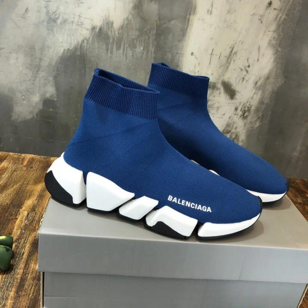 Balenciaga Reps Speed Trainer 2.0 “Blue White Sneaker”