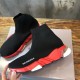 Balenciaga Speed Clear Sole Replica Trainer “Black Red Sole”