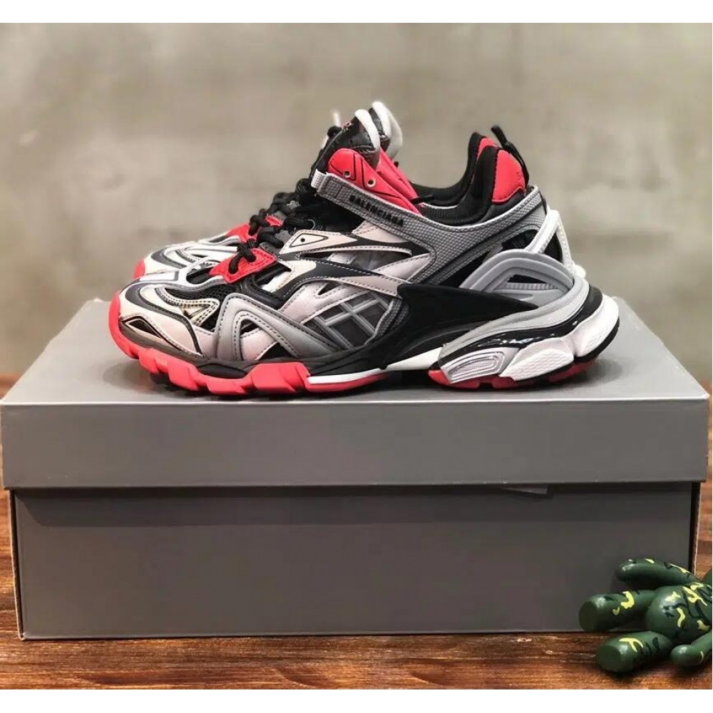 Balenciaga Track2- Red Grey Black