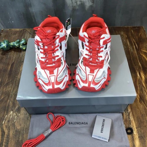 Balenciaga Track 2- White Red