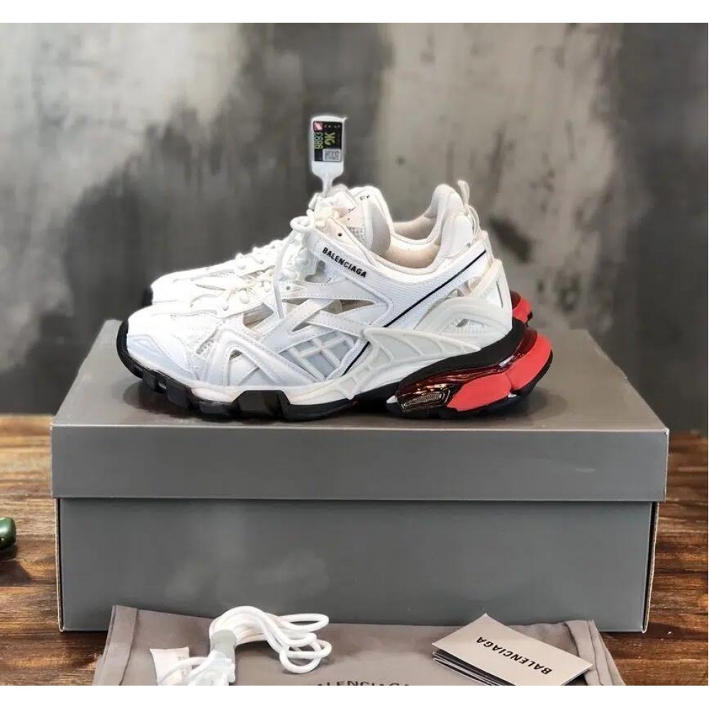 Balenciaga Track2- White black red