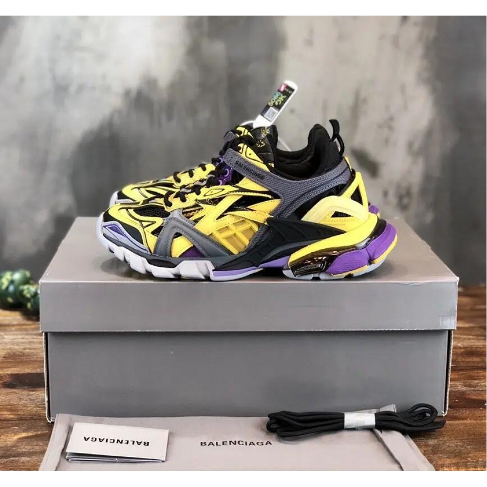 Balenciaga Track2- Yellow Black Purple