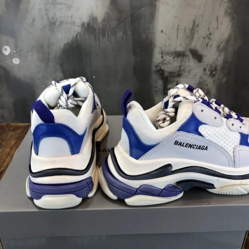 Balenciaga Triple S Sneaker Reps “White, Blue, Black”