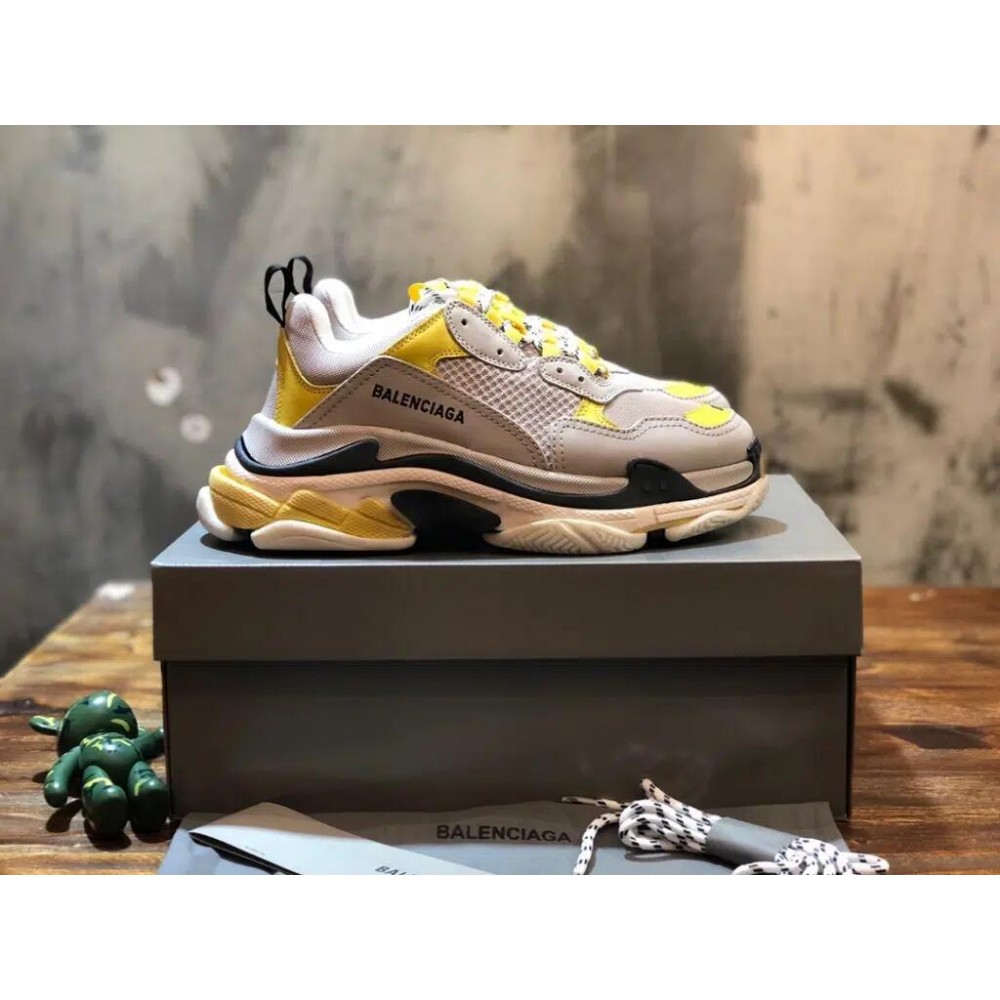 Balenciaga Triple S Sneaker Reps “Grey, Black, Yellow”