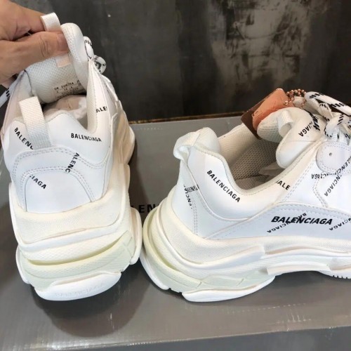 Balenciaga Triple S Sneaker Reps Allover Logo “White/Black”