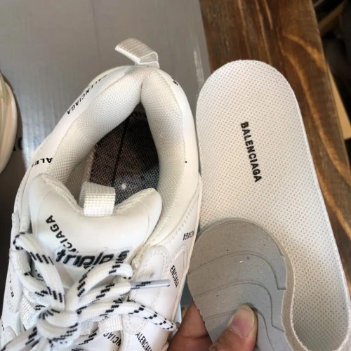 Balenciaga Triple S Sneaker Reps Allover Logo “White/Black”