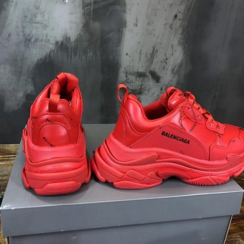 Balenciaga Triple S Sneaker Reps Clear Sole “Red”