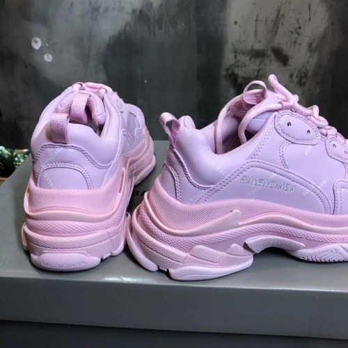 Balenciaga Triple S Sneaker Reps Logotype “Pink White Material”