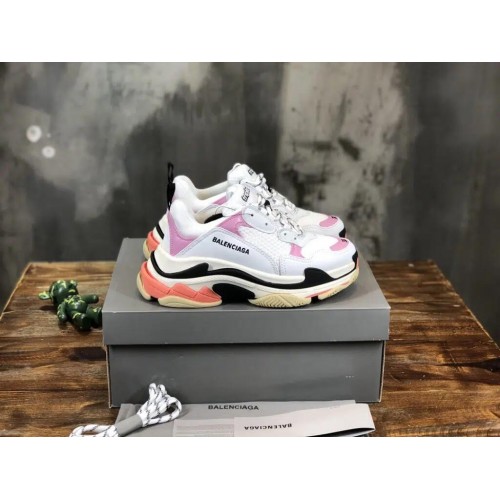 Balenciaga Triple S Sneaker Reps “White, Pink, Orange”