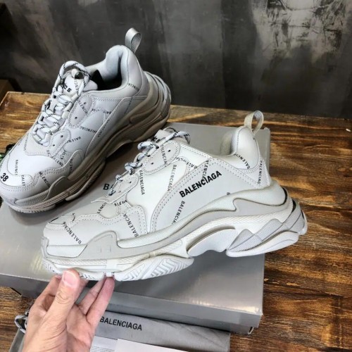 Balenciaga Triple S Sneaker Reps Allover Logo “Grey”