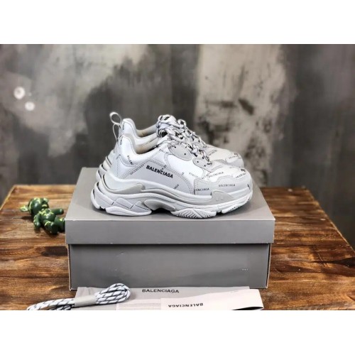 Balenciaga Triple S Sneaker Reps Allover Logo “Grey”