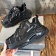 Balenciaga Triple S Sneaker Reps “Black & Allover White Logo”