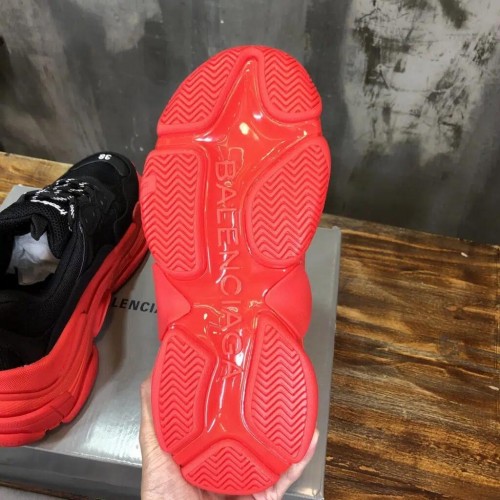 Balenciaga Triple S Sneaker Reps “Black & Red Sole”