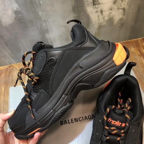 Balenciaga Triple S Sneaker Reps “Black/Orange”