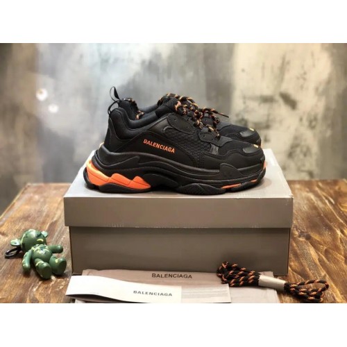 Balenciaga Triple S Sneaker Reps “Black/Orange”