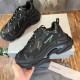 Balenciaga Triple S Sneaker Reps “Black & Allover Green Logo”