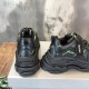 Balenciaga Triple S Sneaker Reps “Black & Allover Green Logo”