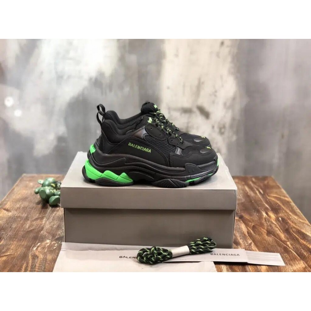 Balenciaga Triple S Sneaker Reps “Black/Green”