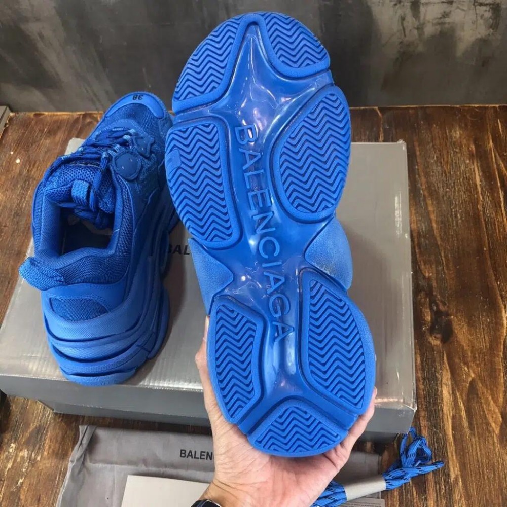 Balenciaga Triple S Sneaker Reps Clear Sole “Blue”