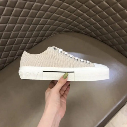 Burberry Cotton Sneaker -Tan Canvas