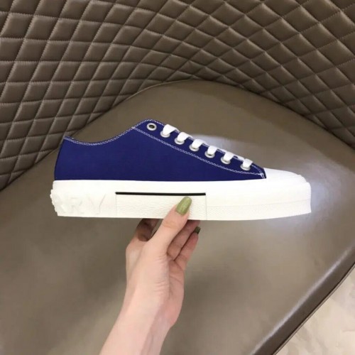 Burberry Cotton Sneaker – Navy