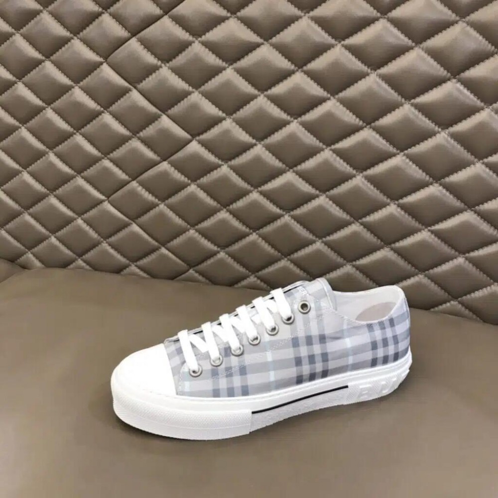 Burberry Cotton Sneaker – Grey Check