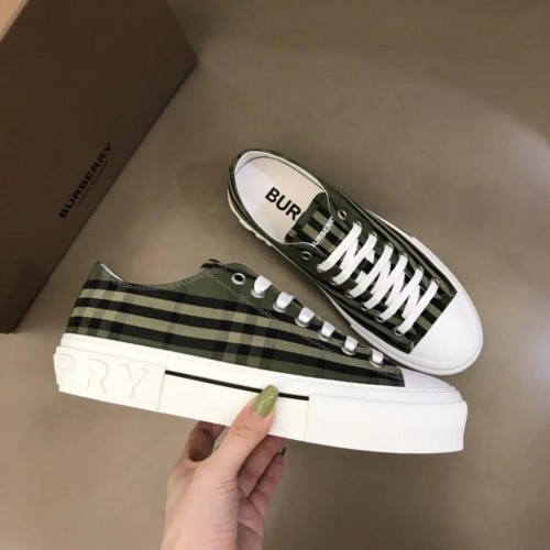 Burberry Cotton Sneaker – Green Check