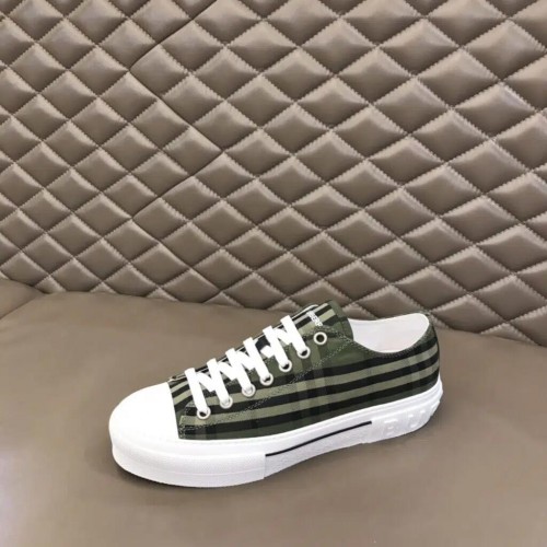 Burberry Cotton Sneaker – Green Check