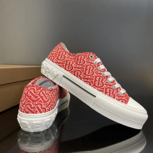 Burberry Cotton Sneaker – Red White Logo