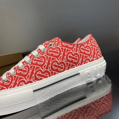 Burberry Cotton Sneaker – Red White Logo