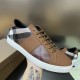 Burberry Low Top Sneaker- Tan Low