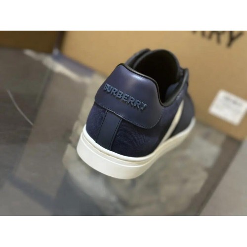 Burberry Low Top Sneaker- Check Blue