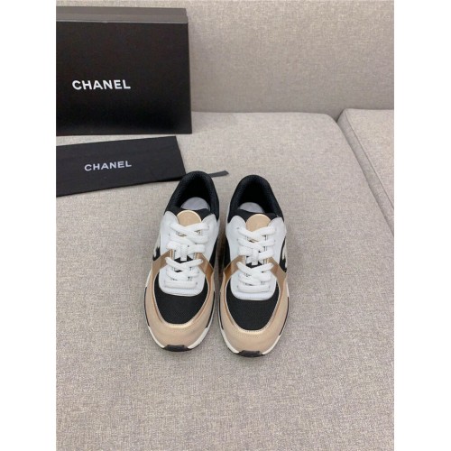 chanel new thick sole casual sports shoes