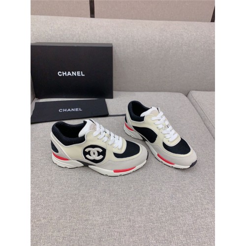 chanel new thick sole casual sports shoes