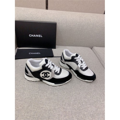 chanel new thick sole casual sports shoes