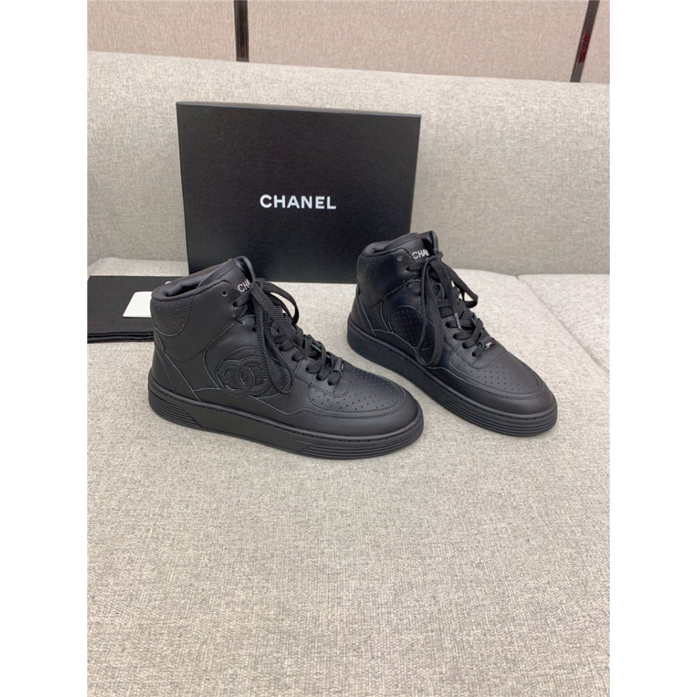 Chanel new high top classic casual shoes