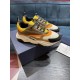 DIOR B22 Brown and Orange Sneakers