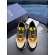 DIOR B22 Brown and Orange Sneakers