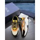 DIOR B22 Brown and Orange Sneakers