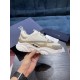 DIOR B22 Cream Technical Mesh with Beige & White Smooth Calfskin