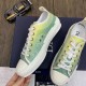 DIOR B23 Low Oblique Green Sneakers