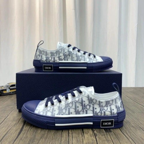 DIOR B23 Low Oblique Blue Sneakers