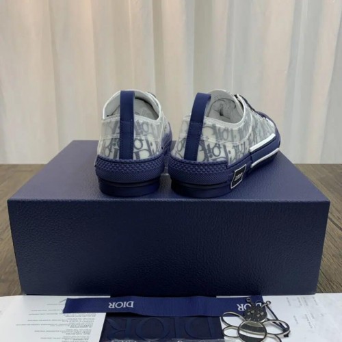 DIOR B23 Low Oblique Blue Sneakers