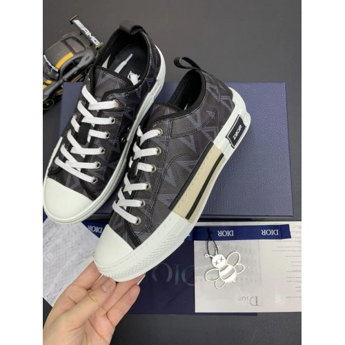 DIOR B23 Low Top Black Sneakers 2022