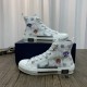 DIOR B23 High Top Sneaker White Oblique Canvas