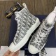 DIOR B23 High Top Oblique White Sneakers