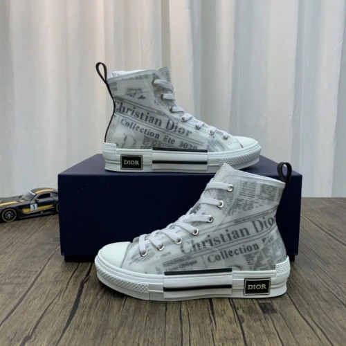 Christian Dior B23 x Daniel Arsham High Newspaper White Sneaker