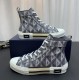 DIOR B23 High Top Grey Sneakers 2022