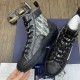 DIOR B23 High Top Canvas Oblique Black